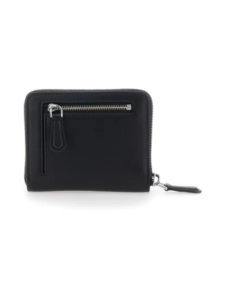 Kompaktowy portfel Marc Jacobs elegancki czarny