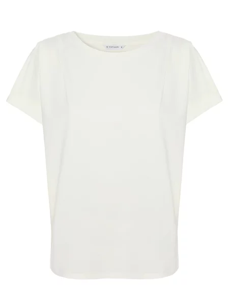 TATUUM Tricou Seli murdar alb