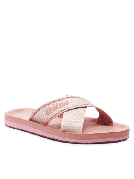 Шлепанцы Big Star Shoes бежевые