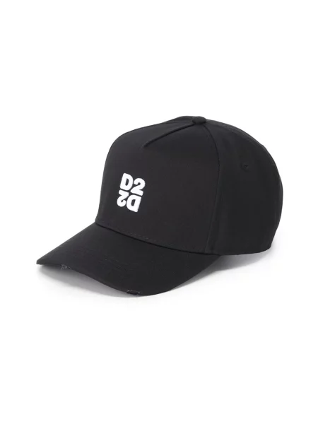 Czapka z daszkiem Dsquared2 czarna