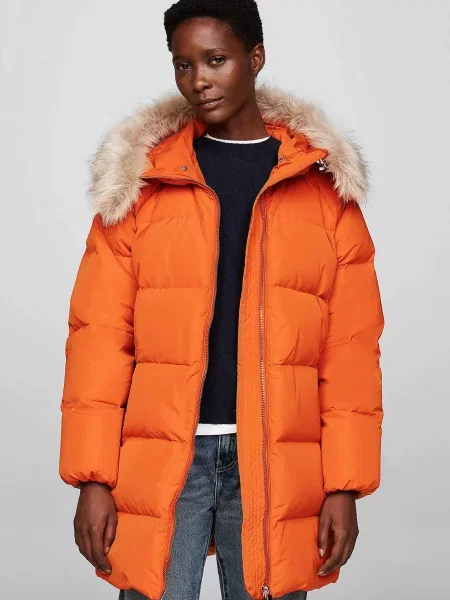 Пуховик Tommy Hilfiger помаранчевий