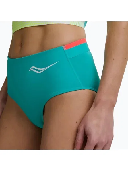 Дамски шорти за бягане Saucony Endorphin Brief elite 26 зелено