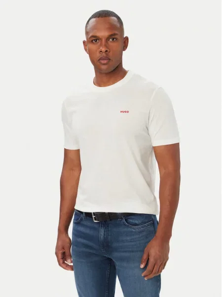 HUGO Tricou Crem