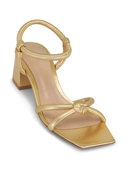 Sandale Gianvito Rossi din piele auriu
