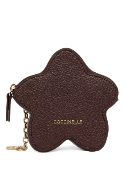 Colier Coccinelle din piele maro