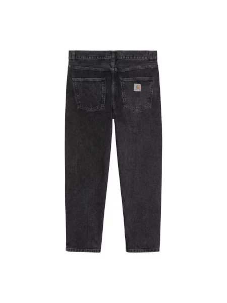 Jeansy Carhartt Wip z kamieniami czarne