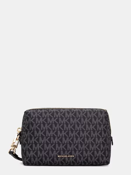 Pungă cosmetică Michael Michael Kors negru