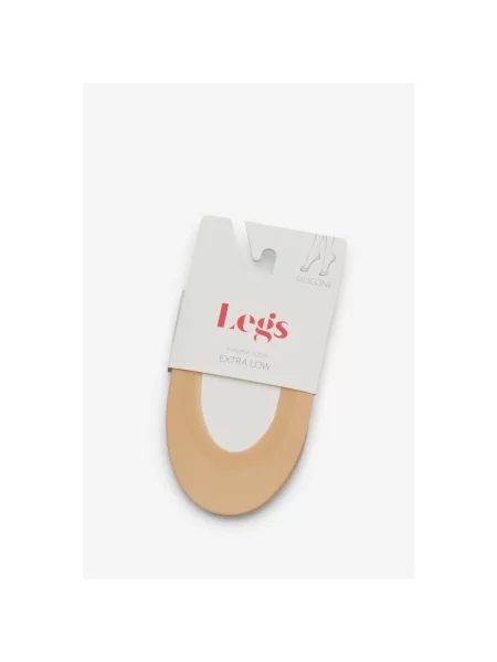 Шкарпетки-слідки натуральний Legs бежеві