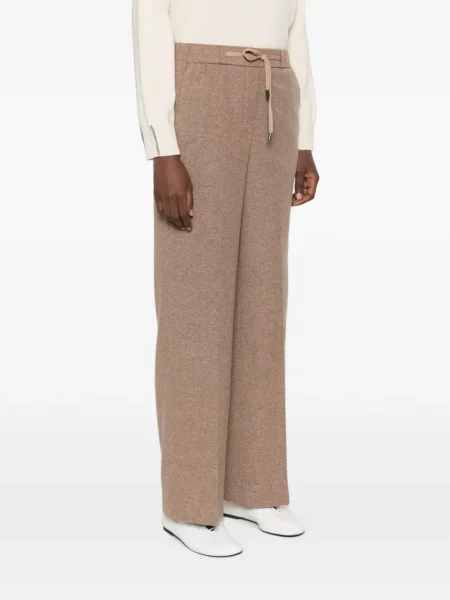 Pantaloni Peserico cu cordon maro