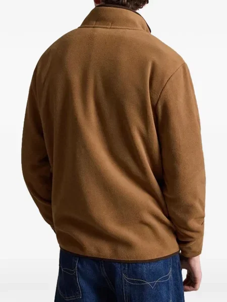 Fleece polo Polo Ralph Lauren κόκκινο