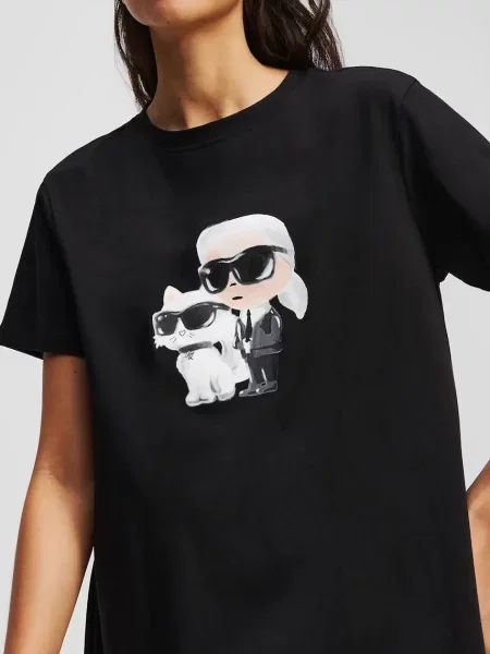 Ночная рубашка Karl Lagerfeld черная