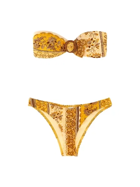 Bikini Zimmermann bambusowy żółty