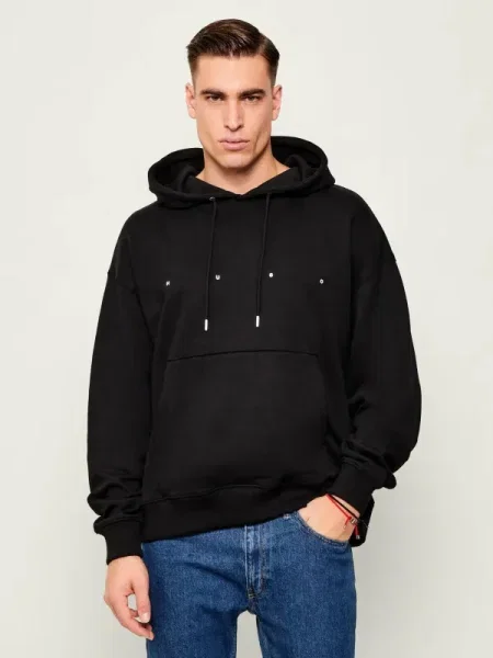 HUGO Hanorac Doland | Oversize fit negru