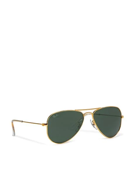 Ray-Ban Slnečné okuliare Junior Aviator Zlatá zelená
