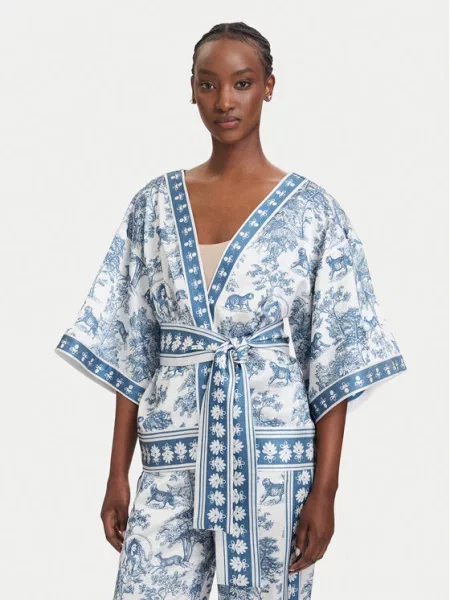 Fracomina Bluză albastru