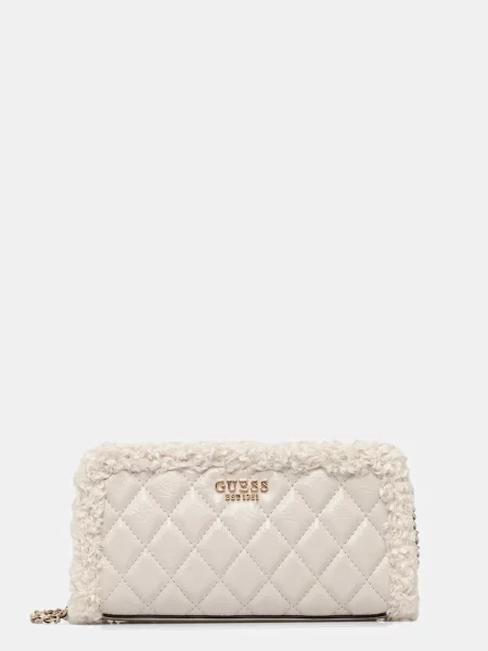 Τσάντα Guess CRISTI μπεζ