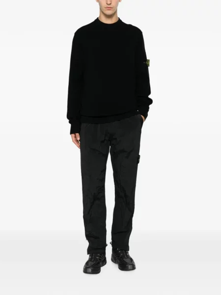 Pulover Stone Island cu strasuri negru