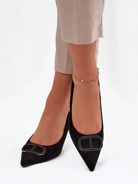 Pantofi cu toc Boto negru