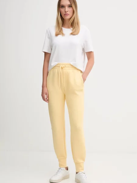 Однотонные спортивные штаны Lacoste черные