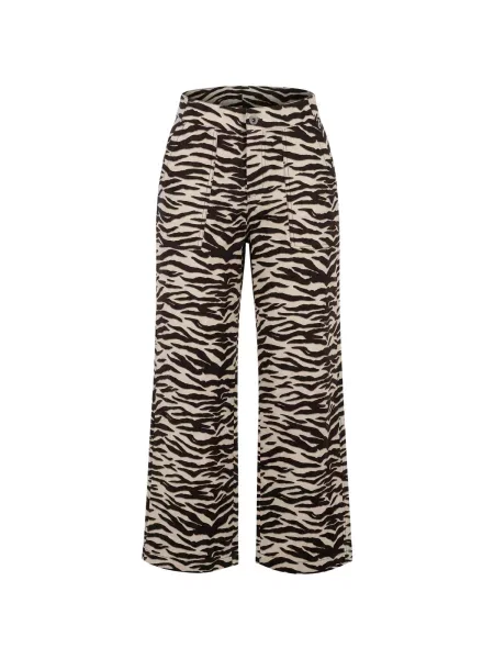 Pantaloni Street One streetstyle maro