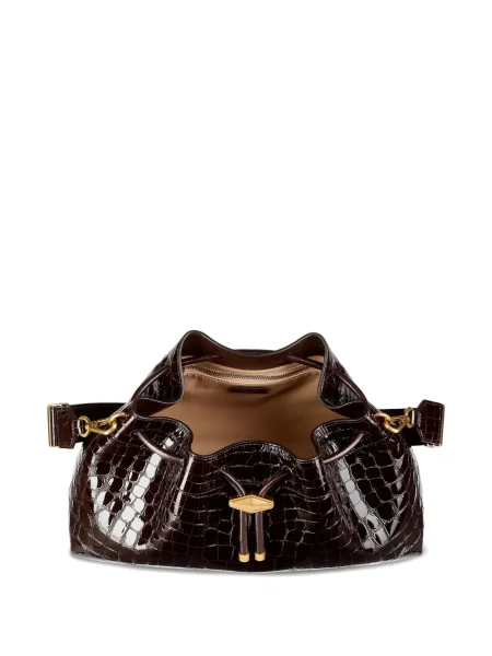 Geantă Jimmy Choo maro