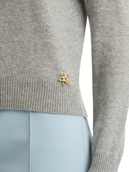 Pulover Oscar De La Renta gri