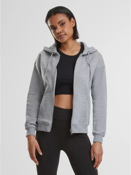 Geacă de blugi Urban Classics clasică gri