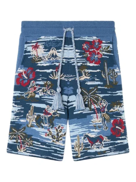 Pantaloni scurți Alanui tip Hawaii albastru