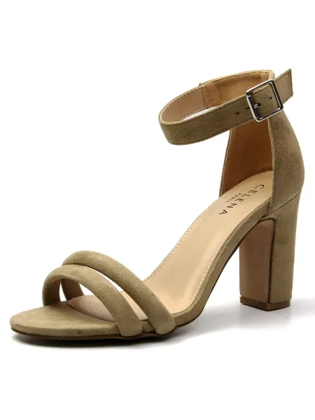 Celena Sandale cu baretă Chelsie deschis maro