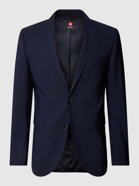 Marynarka na 2 o kroju regular fit z dodatkiem wełny model „Caden” Cg - Club Of Gents