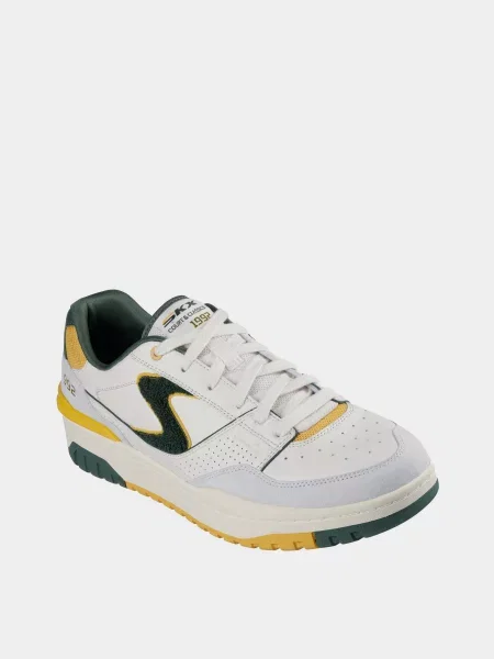 Кожаные кеды Skechers белые