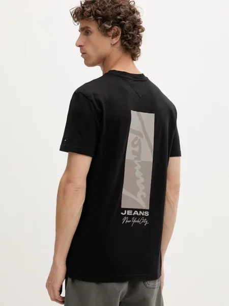 Majica Tommy Hilfiger Jeans črna