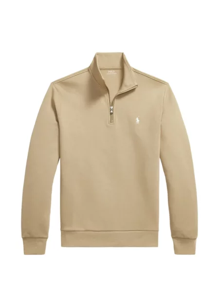 Hímzett csíkos galléros pólóing Polo Ralph Lauren kék