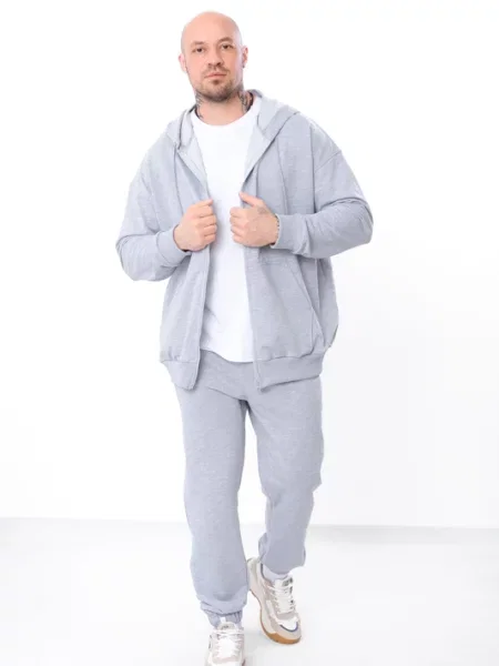 Спортивний костюм Носи своє сірий