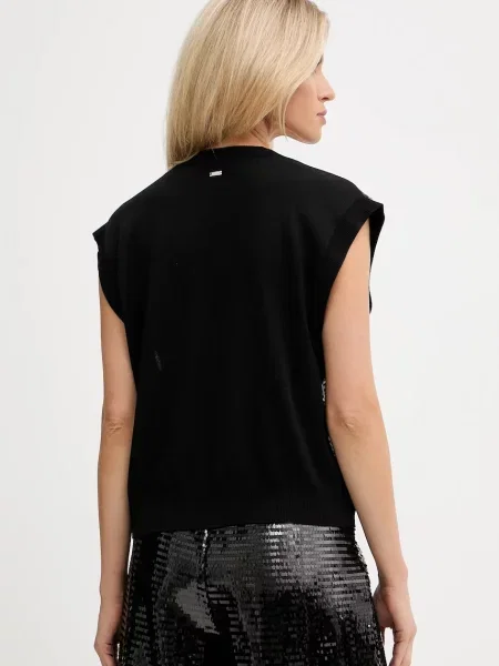 Vesta s příměsí vlny Armani Exchange černá