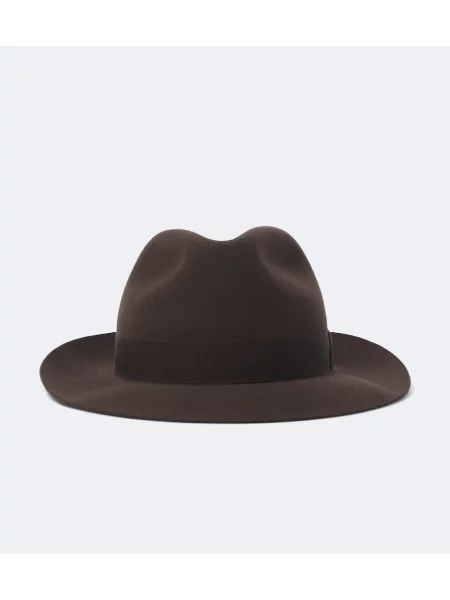 Pălărie Giorgio Armani de lână maro