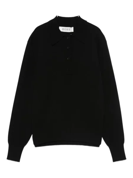 Top Róhe tricotate negru