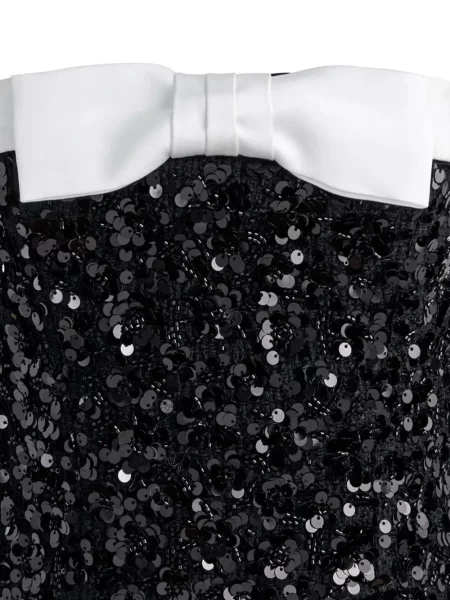 Masnis felső Alice + Olivia fekete