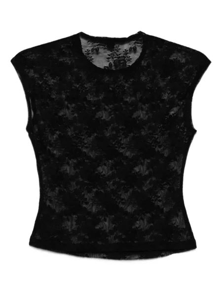 Top Ksubi din dantelă negru