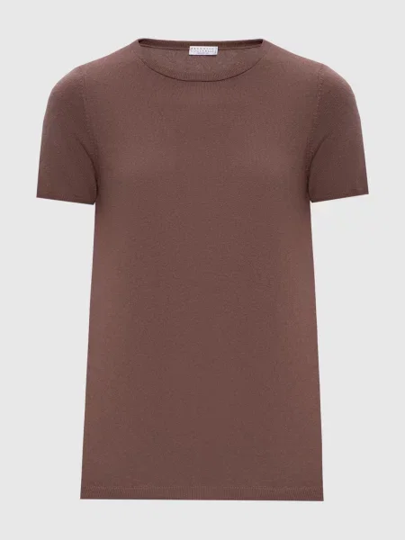 Топ Brunello Cucinelli коричневый