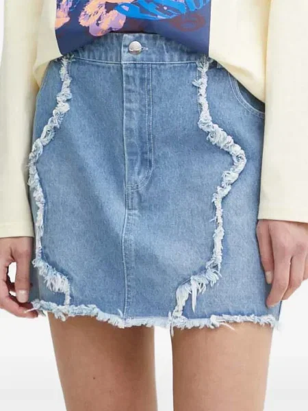 Fustă din denim Résumé albastru