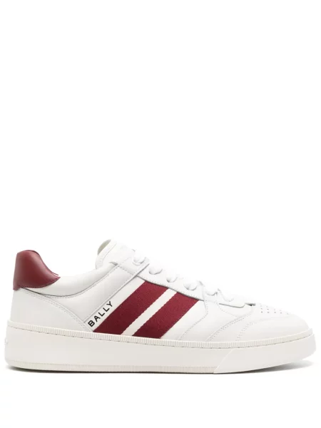 Sneakerși Bally din piele alb