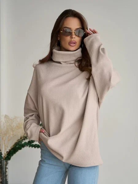 Вовняний Светр ISSA Plus бежевий