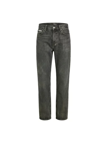 Jeansy straight leg Calvin Klein Jeans czarne