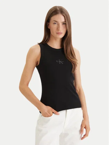 Calvin Klein Jeans Top negru