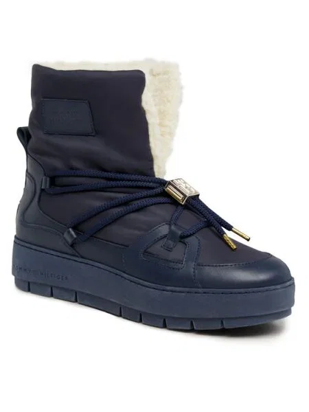 Tommy Hilfiger Hótaposó Tommy Essential Snowboot Kék