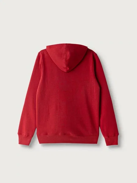 Levi's dukserica sa kapuljačom za djecu s pamukom MINI BATWING HOODIE crvena