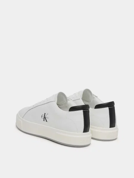 Кожаные кеды Calvin Klein белые