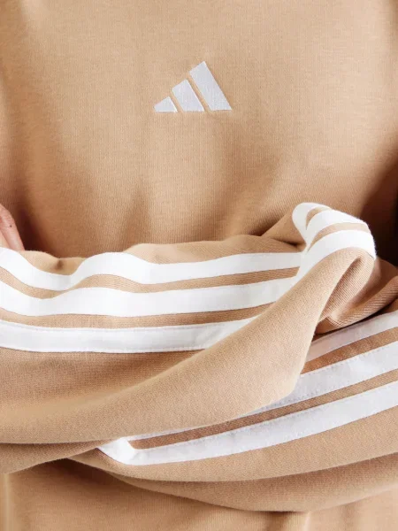 Mikina Adidas Sportswear béžová