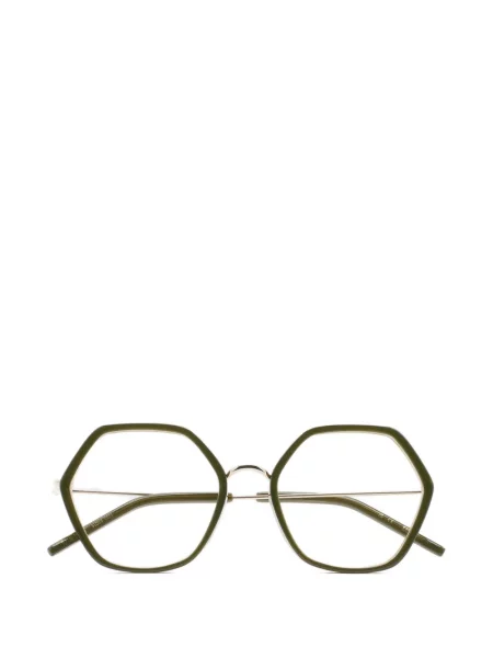 Ochelari de soare Kaleos cu imprimeu geometric verde